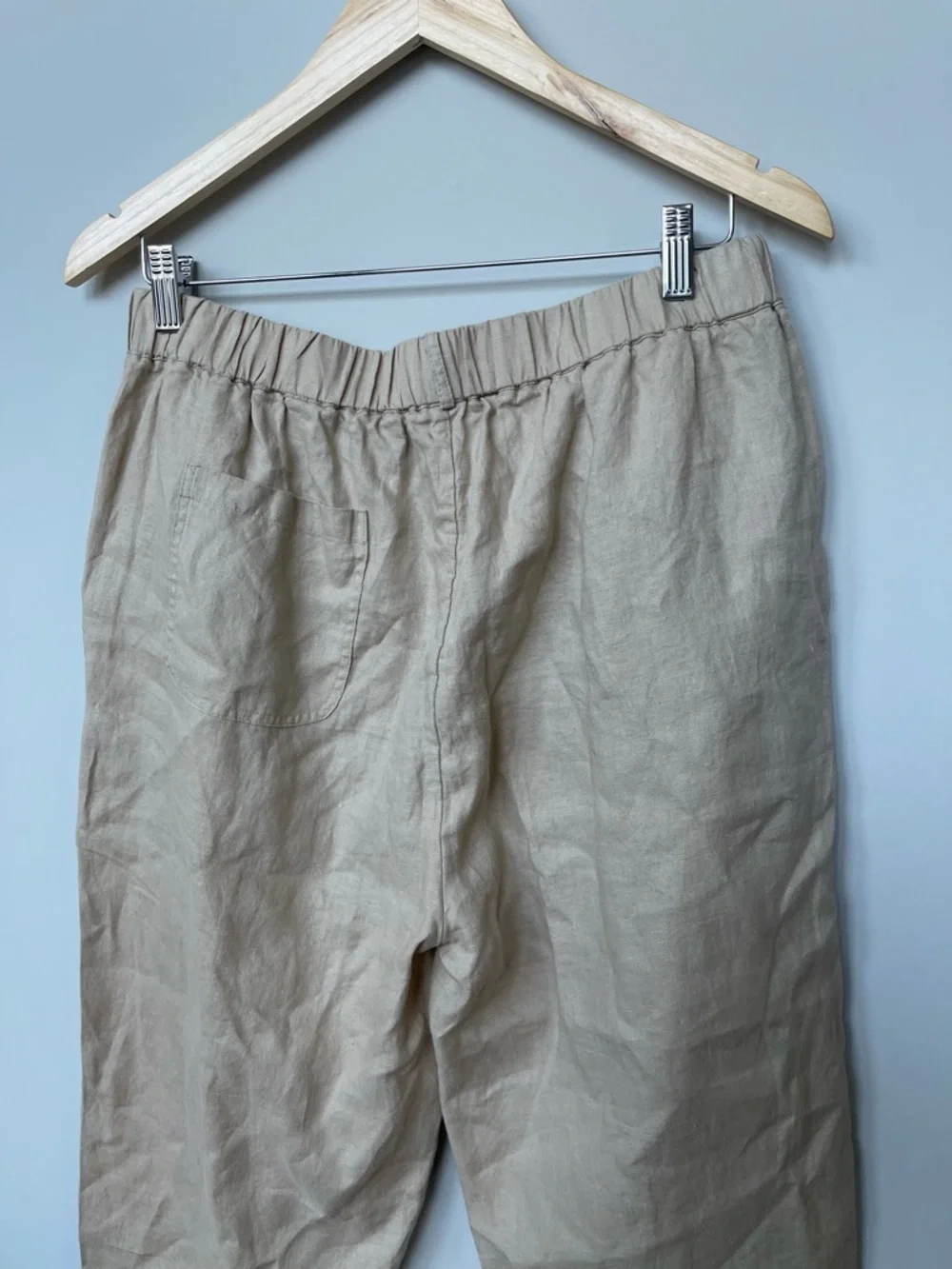 Quince | Pull-on Stretch Linen Pant  Lagenlook Summer Lightweight Closet Staple